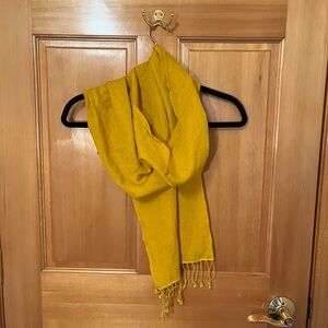 Yellow Nepali Pashmina Scarf